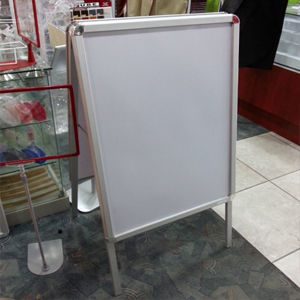 aluminium double side snap poster sign