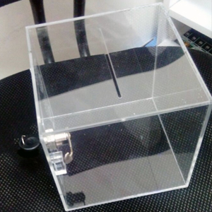 acrylic raffle box